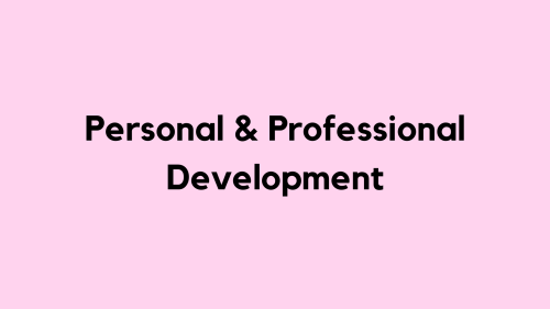 Personal & Professional Development